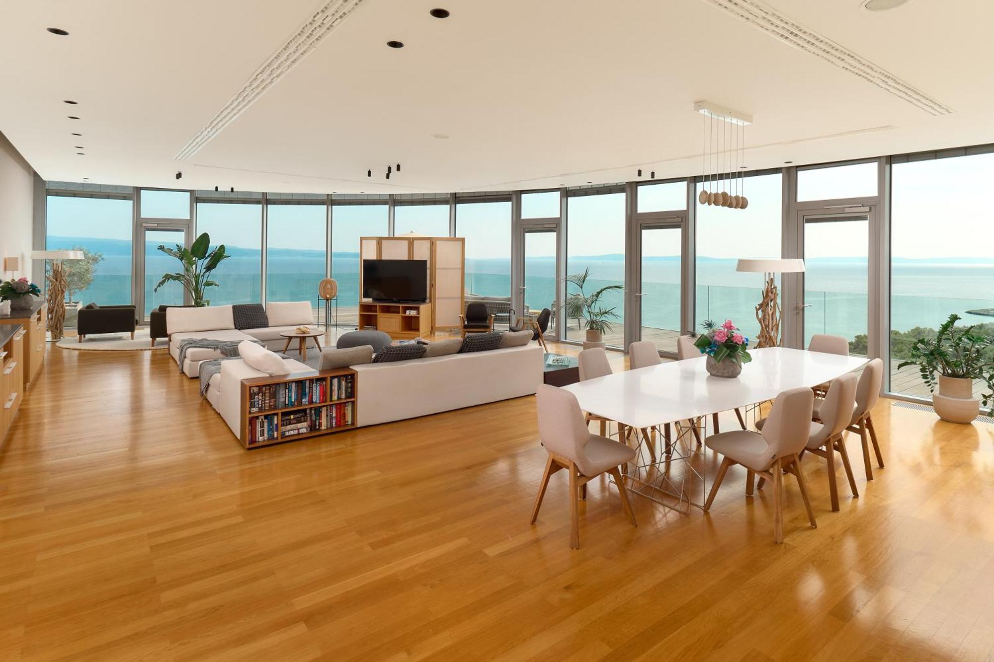 Radisson Blu Resort & Spa Split Exterior foto 3D rendering of a living room